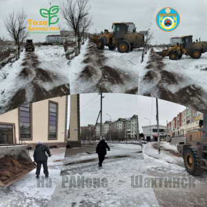 Проводится подсыпка тротуаров